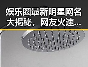 娱乐圈最新明星网名大揭秘，网友火速围观！